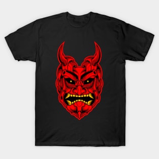 RED DEMON SANURAI MASK T-Shirt